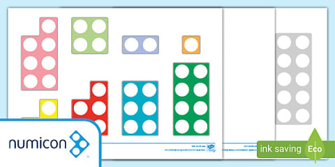 Numbers with Numicon Shapes 0-20 PowerPoint